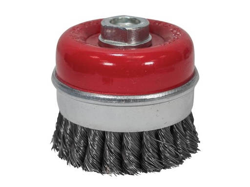 [FAIWBT80] Wire Cup Brush Twist Knot 80mm M14x2 0.50mm Steel Wire