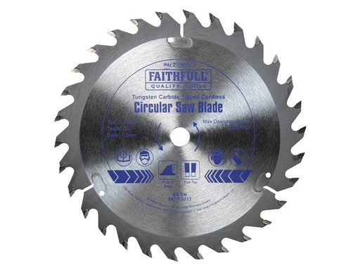 [HIS-173734] FAIZ13630C - TCT Cordless Trimsaw Blade 136 x 10mm x 30T POS