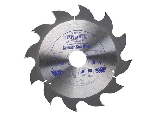 [HIS-173752] FAIZ1901230 - TCT Circular Saw Blade 190 x 30mm x 12T POS