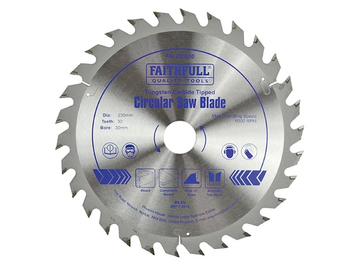 [HIS-173762] FAIZ23030 - TCT Circular Saw Blade 230 x 30mm x 30T POS