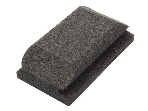 [HIS-174067] FLE56010 - Hand Sanding Block Shaped Black 70 x 125mm