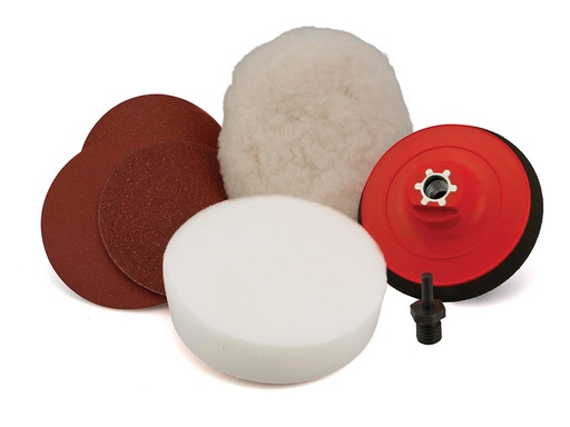 [FLE88005] Sanding & Polishing Kit M14 & 6mm GRIP