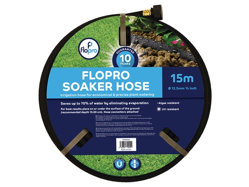 [HIS-174106] FLO70300036 - Flopro Soaker Hose 15m 12.5mm (1/2in) Diameter