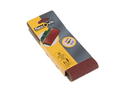[FLV26784] Cloth Sanding Belts 457 x 75mm Assorted (Pack 6)
