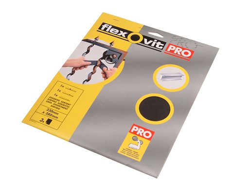 [FLV58249] Emery Cloth Sanding Sheets 230 x 280mm Medium 60g (25)