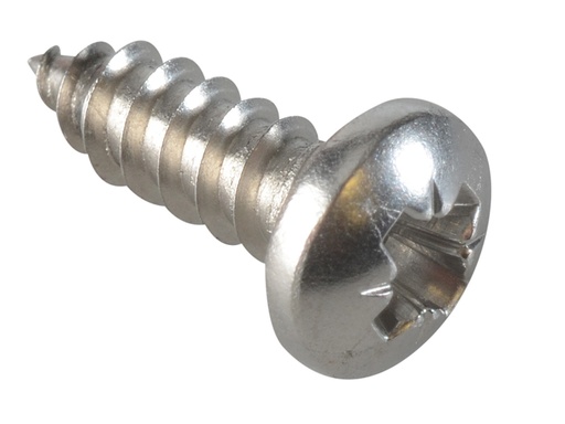 [HIS-174417] FOR185024 - Self-Tapping Screw Pozi Compatible Pan A2 SS 1/2in x 8 ForgePack 40