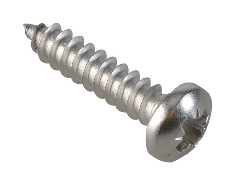 [HIS-174419] FOR185086 - Self-Tapping Screw Pozi Compatible Pan A2 SS 3/4in x 8 ForgePack 30