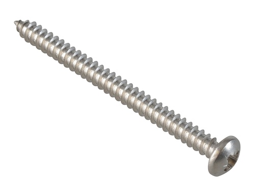 [HIS-174422] FOR185208 - Self-Tapping Screw Pozi Compatible Pan A2 SS 2in x 8 ForgePack 12
