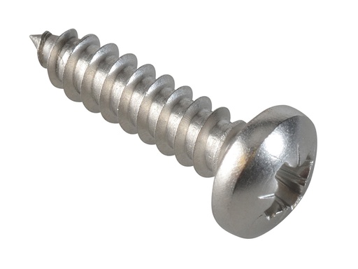 [HIS-174424] FOR185260 - Self-Tapping Screw Pozi Compatible Pan A2 SS 3/4in x 10 ForgePack 20