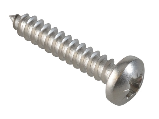 [HIS-174425] FOR185291 - Self-Tapping Screw Pozi Compatible Pan A2 SS 1in x 10 ForgePack 15