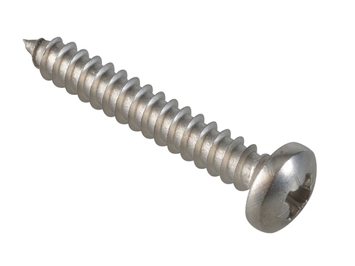 [HIS-174426] FOR185321 - Self-Tapping Screw Pozi Compatible Pan A2 SS 1.1/4in x 10 ForgePack 12