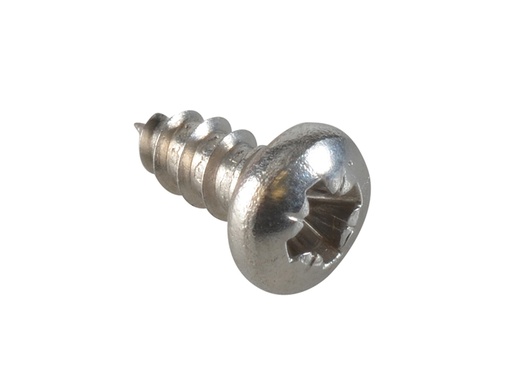 [HIS-174437] FOR185710 - Self-Tapping Screw Pozi Compatible Pan A2 SS 1/4in x 4 ForgePack 80