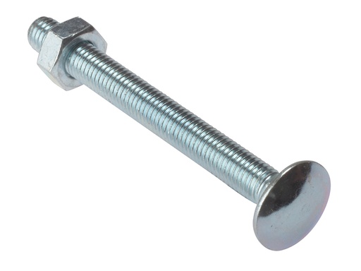 [HIS-174507] FORCB12130G - Carriage Bolt & Nut ZP M12 x 130mm Bag 5