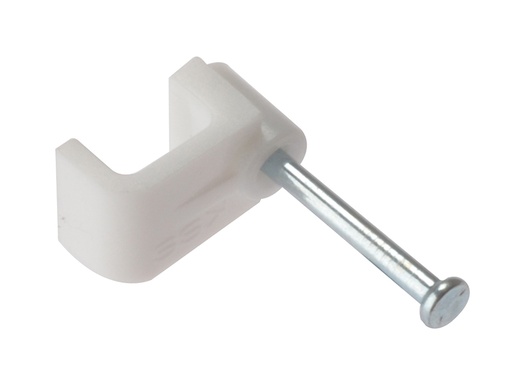 [HIS-174751] FORFCC1W - Cable Clip Flat White 1.00mm Box 100