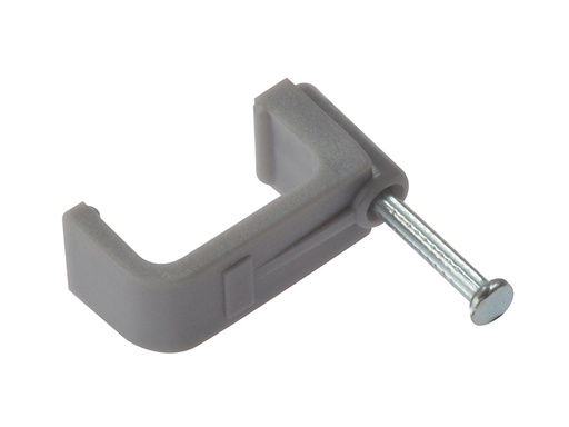 [HIS-174754] FORFCC6G - Cable Clip Flat Grey 6.00mm Box 100