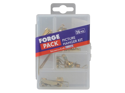 [FORFPPICTSET] Picture Hook Kit Forge Pack 28 Piece