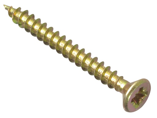 [FORMPS440Y] Multi-Purpose Pozi Compatible Screw CSK ST ZYP 4.0 x 40mm Box 200