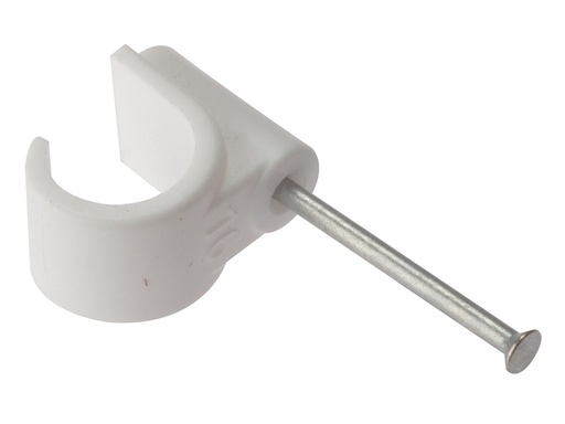 [FORPCMN22] Pipe Clip with Masonry Nail 22mm Box 100