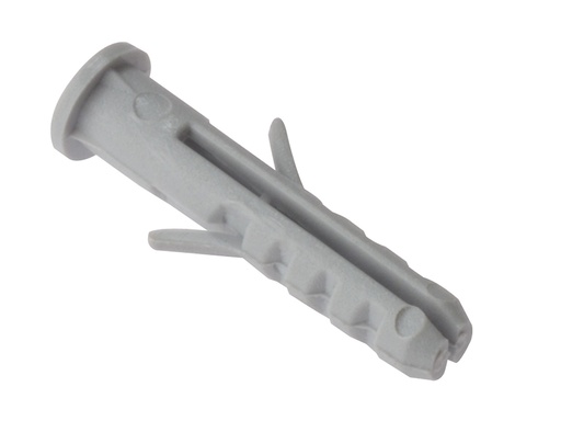 [FORRMD630M] Nylon Wall Plug Rimmed M6 x 30mm Bag 100