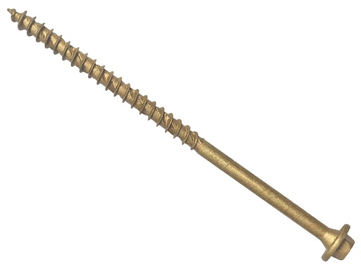 [FORTF7150T] Hexagonal/Torx Compatible Timber T30 Screws Tan 7x150mm Tub 50