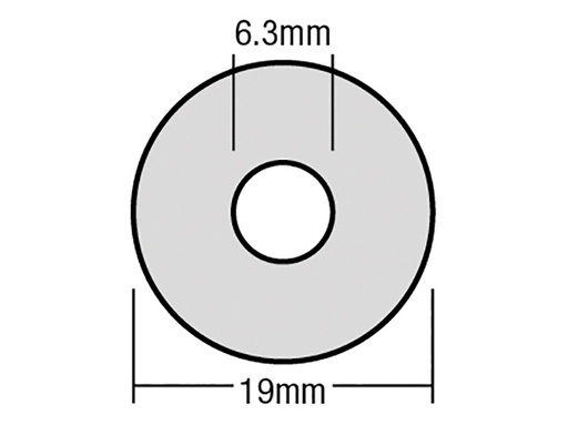 [FORTFW1955] TechFast Bonded EPDM Washer 5.5 x 19mm Box 100