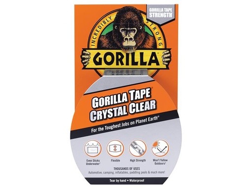 [GRGCLTAPE48] Gorilla Tape 48mm x 8.2m Crystal Clear