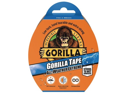 [GRGGTAW11] Gorilla Tape All-Weather Extreme 48mm x 11m Black
