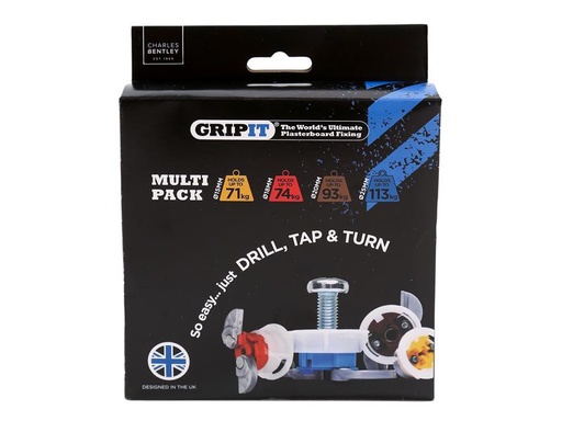 [GRPASSKIT] Plasterboard Fixings Assorted Kit 32 Piece