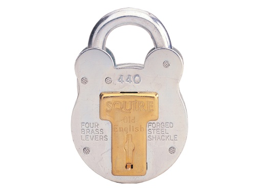 [HIS-178594] HSQ440KA - 440KA Old English Padlock with Steel Case 51mm Keyed
