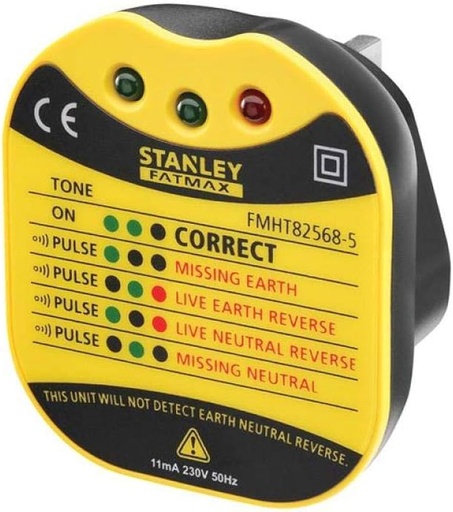 [INT582568] Stanley FatMax UK Wall Plug Tester
