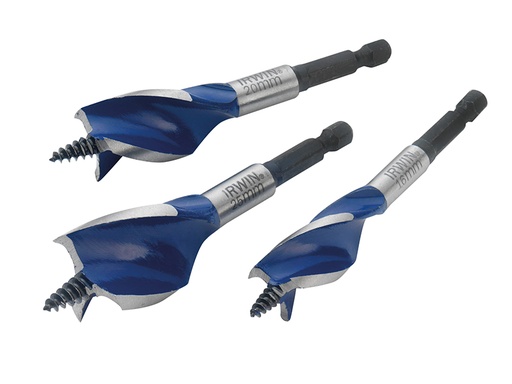 [IRW1922006] Blue Groove 6X Stubby Wood Bit Set 3 Piece 16-25mm