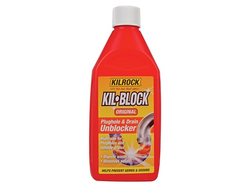 [HIS-180376] KILKB500 - Kil-Block Original Plughole & Drain Unblocker 500ml