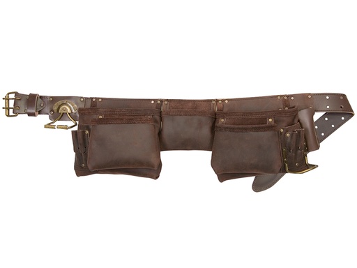 [KUN19427] 19427 Oil Leather Construction Apron 12 Pocket