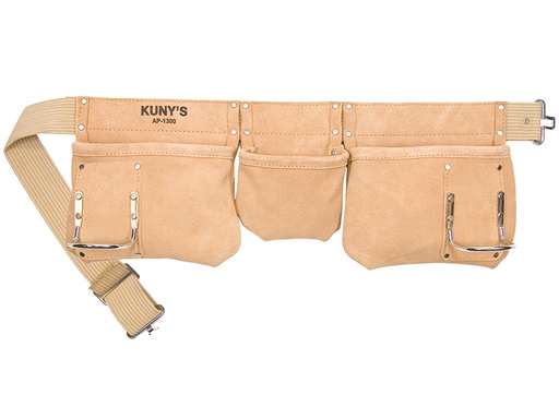 [HIS-180703] KUNAP1300 - AP-1300 Carpenter's Apron 5 Pocket Suede Leather