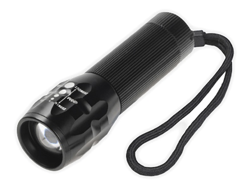 [HIS-180754] L/HELEDFOCUS - Elite 3W LED Focus Torch 210 Lumens