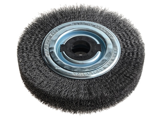 [LES366163] Wheel Brush D200mm x W40-45 x 80 Bore Set 4 +1 Steel Wire 0.3