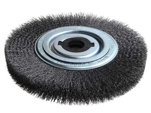 [LES377162] Wheel Brush D250mm x W30-35 x 100 Bore Set 4 +1 Steel Wire 0.3