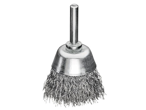 [LES437162] Cup Brush with Shank D70mm x H25 0.30 Steel Wire