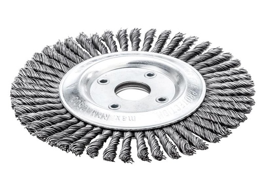 [HIS-180969] LES47320140 - Pipeline Brush 40 Knots 125 x 22.2mm Bore Steel Wire