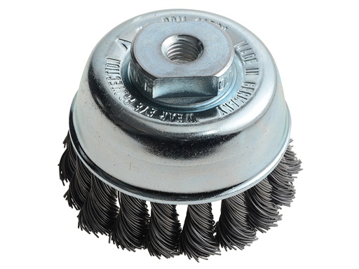 [LES482214] Knot Cup Brush 65mm M10x2.0 0.50 Steel Wire