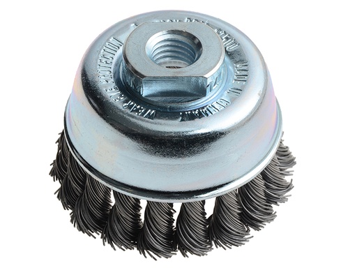 [LES482217] Knot Cup Brush 65mm M14x2.0 0.50 Steel Wire