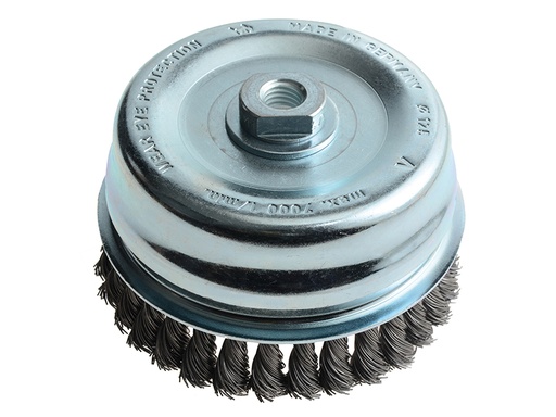 [LES487217] Knot Cup Brush 125mm M14x2.0 0.50 Steel Wire