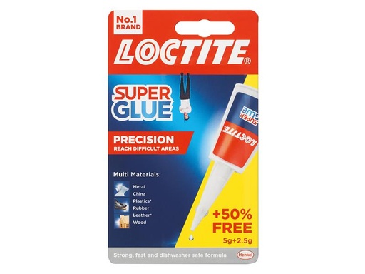 [LOCSGL5GAVNR] Super Glue Liquid Precision Bottle 5g + 50% Free