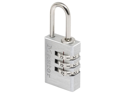 [MLK7620] Aluminium 20mm 3-Digit Combi Padlock - 3mm Dia Shackle