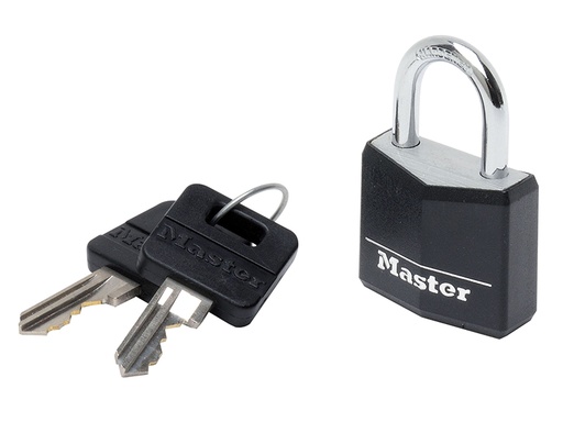 [MLK9130BLK] Aluminium Black Vinyl Cover 30mm Padlock 4-Pin