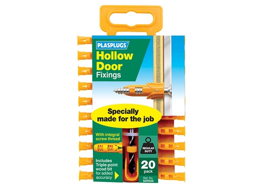 [PLASDR556] SDR556 Hollow Door Fixings -20