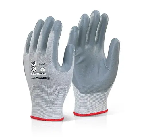 Beeswift NDGPF30BL - Nitrile PF Disposable Glove (100pk)