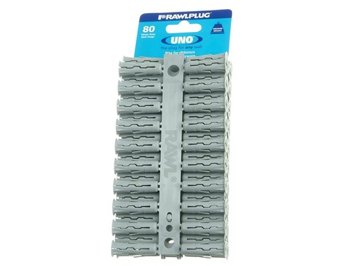 [RAW68615] Grey UNO Plugs 10 x 36mm (Card 80)