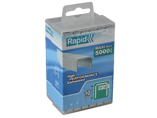 [RPD14010PP] 140/10 10mm Galvanised Staples Poly Pack 5000