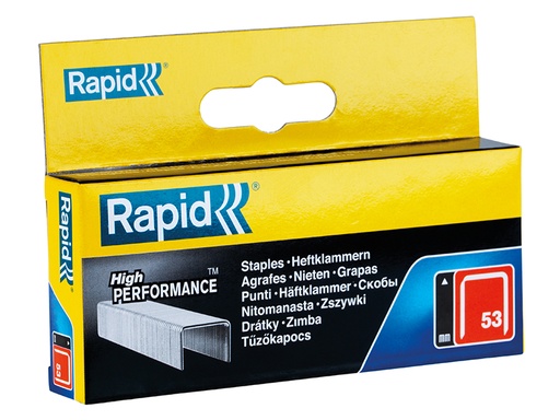 [RPD5312B2500] 53/12B 12mm Galvanised Staples Box 2500
